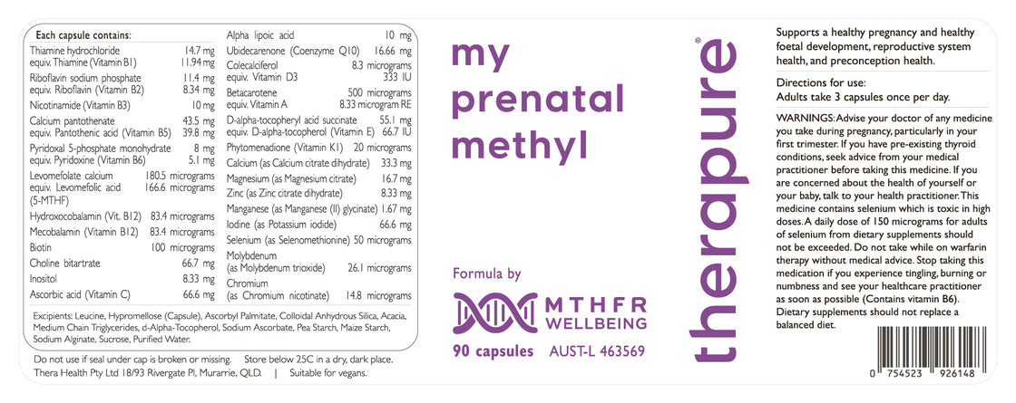 my prenatal methyl