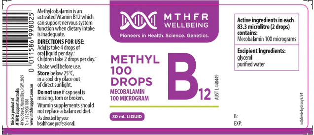 Methyl B12 100 Drops