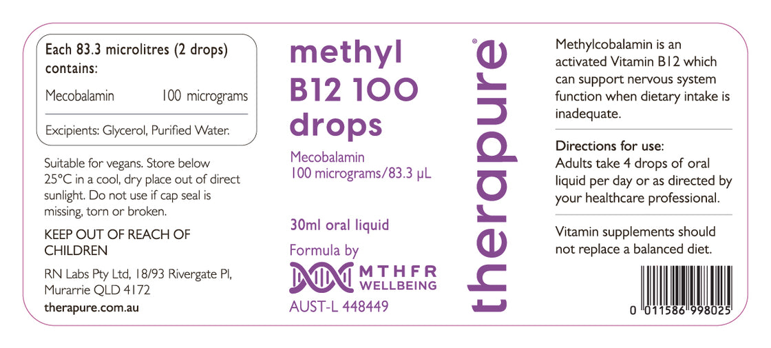 methyl B12 100 drops